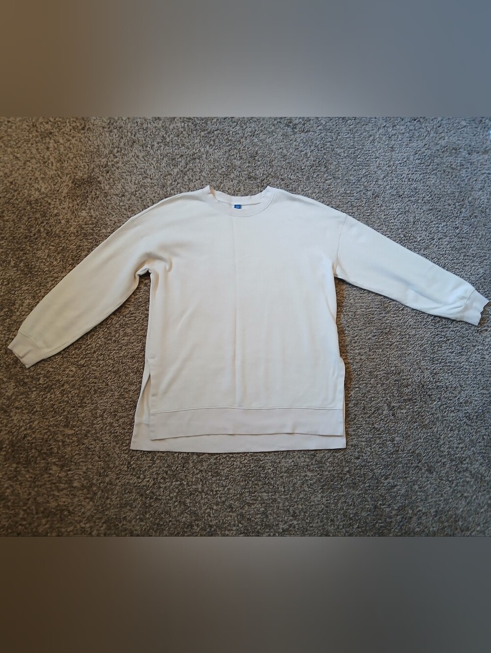 Old Navy So Comfy Cotton Tunic Sweatshirt, Medium Tall